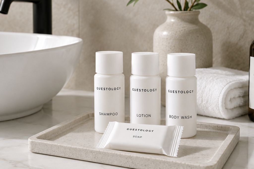Guest amenity starter pack range for lodges and guest houses